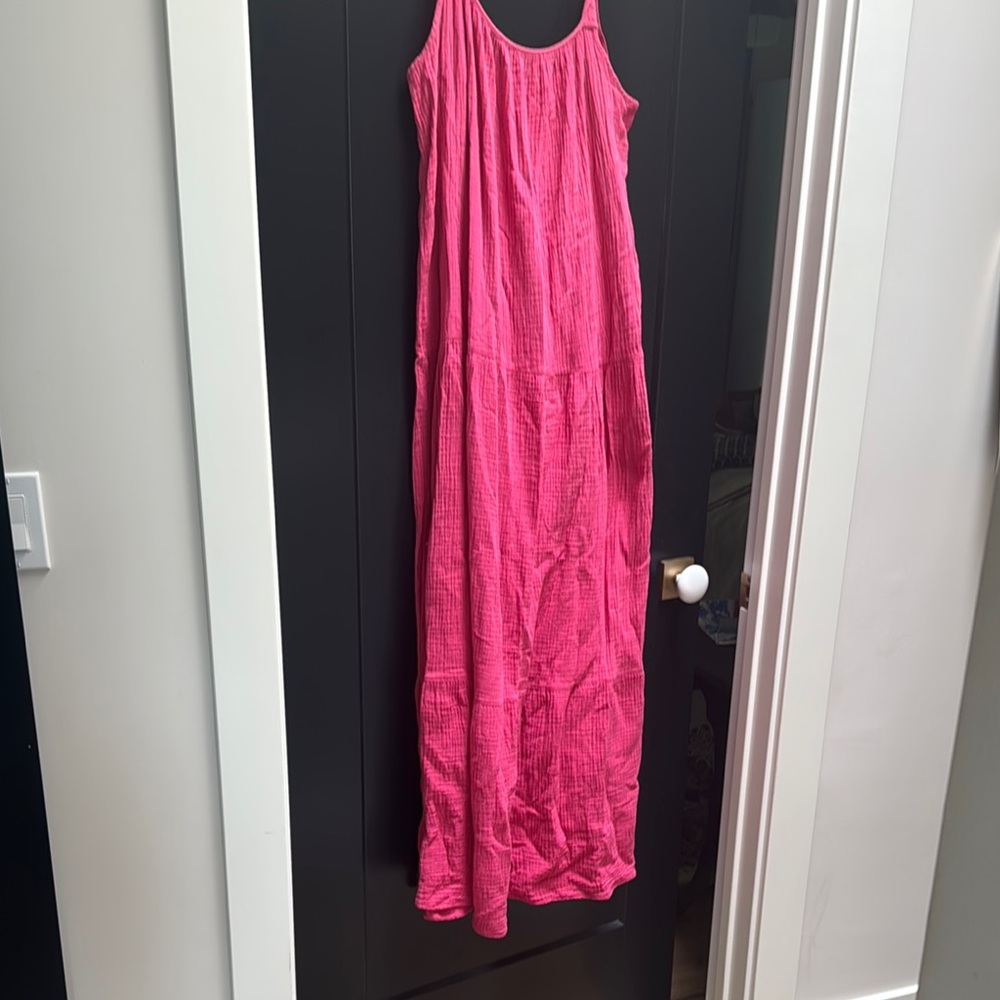 Vibrant Pink Maxi Dress